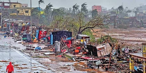 Cyclone Fani wreaked havoc in Odisha last year (Pic: PTI)