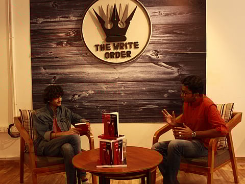 During one of their events | (Pic: The Write Order)
