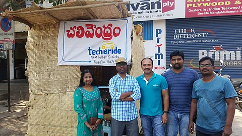 At a watercamp | (Pic: Techieride)