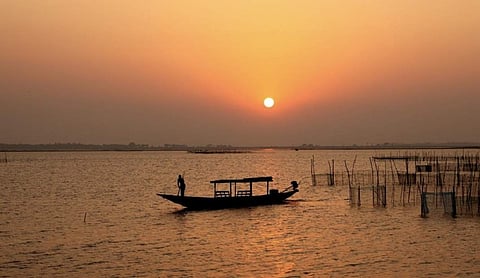 A view of the Chilika Lake in Odisha