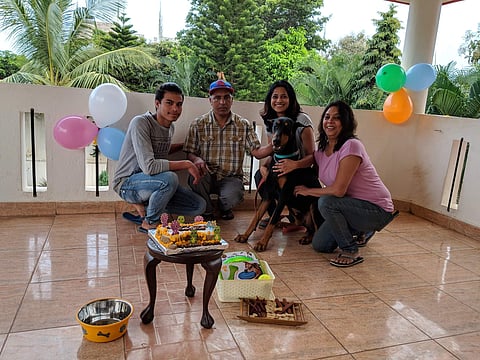 Team members of Stay celebrating their guest's birthday (Pic Facebook)