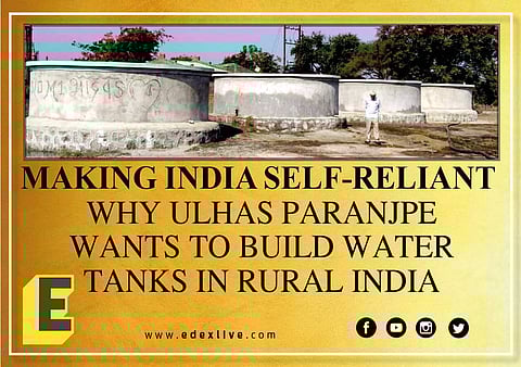 The 72-year-old, who has been in the construction business for decades, came up with an idea to build tanks to store the rainwater which can be used at any point of time for irrigation (Pic: Edexlive)