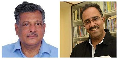 (Left) Prof. K Narayana Chandran, (Right) Prof. Pramod K Nayar (Pic: Sourced)