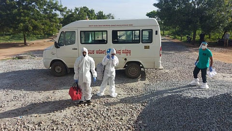 COVID students showing up for the exam | (Pic: Edex)