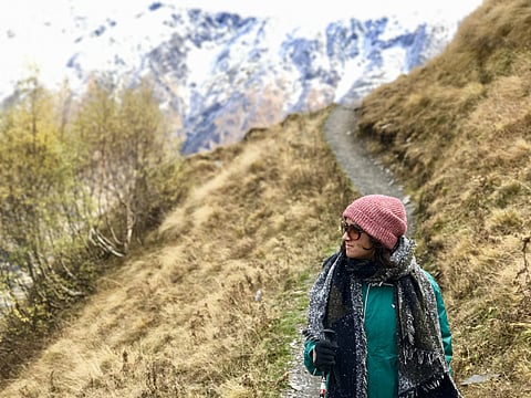 Hiking in Georgia| Pic: Shivya Nath