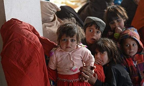 Children in Afghanistan (Pic: AFP)
