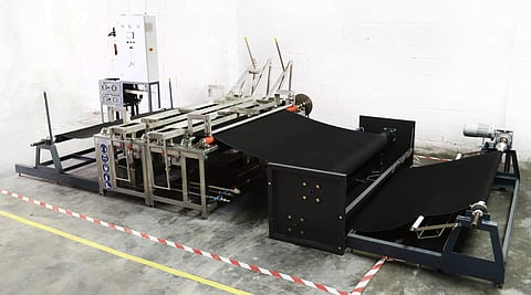 Antiviral fabric coating machine by Muse Nanobots (Pics: Muse Nanobots)