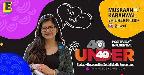 Muskaan Karanwal became a mental health advocate after battling anxiety during her undergrads | Graphic: Naveen Kumar Manoharan