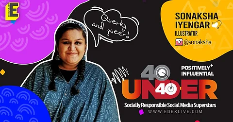 Sonaksha Iyengar's illustrations have gone viral and they are liked by people across all the age groups (Graphic: Naveen Kumar Manoharan)