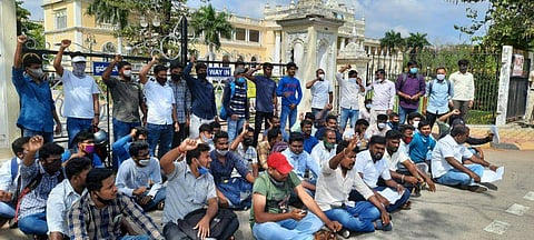 Students protesting