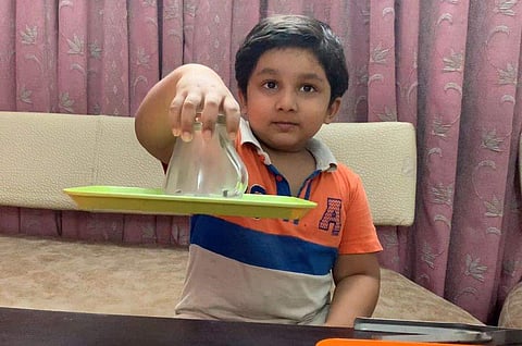 Boy wonder Izhaq Shamas | Pic courtesy: Ninumol Shamas