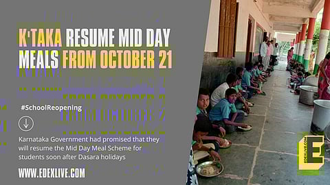 Mid Day Meals at schools in Karnataka (Picture: Edexlive)