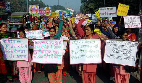 An awareness rally on declining sex ratio by Beti Padhao Beti Bachao campaign in Haryana's Gurgaon (File Photo, 2015) | Pic PTI
