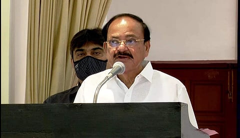 Vice President M Venkaiah Naidu speaking at an event (File Photo)| Pic: Sourced