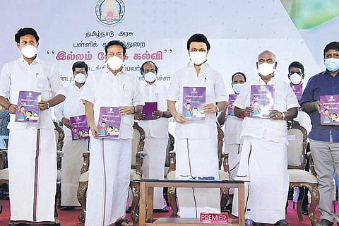 Chief Minister, MK Stalin launched Illam Thedi Kalvi recently (Picture: Express)