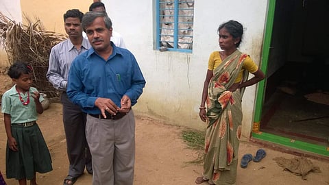 Umamaheswara Reddy K speaking to parents | (Pic: Umamaheswara Reddy K)