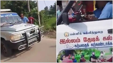 Screenshot of the video widely shared on social media