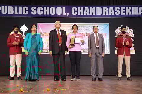At the function | (Pic: DAV Public School, Chandrasekharpur)