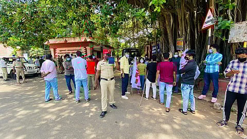 Scenes from SFI protests at PU earlier this year | Pic: Specially arranged