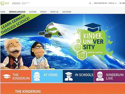 Home page | (Pic: Kinderuniversity)