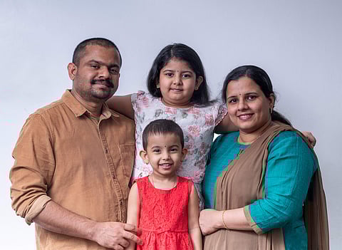 The family is currently settled in Kuwait