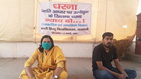 Dr Nerlikar on protest (Pic: Dr Nerlikar)