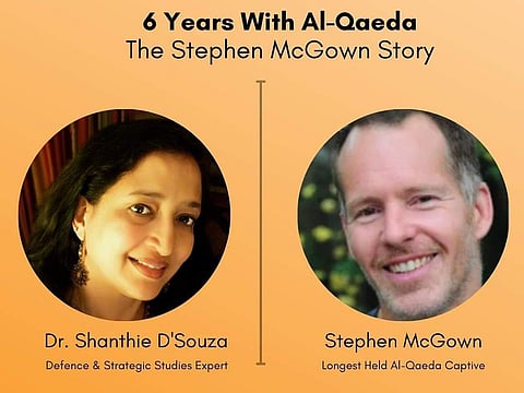 Dr Shanthie D'Souza with Stephen McGowan (Pic: Facebook)