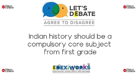 The discussion was based on teaching history as a core subject