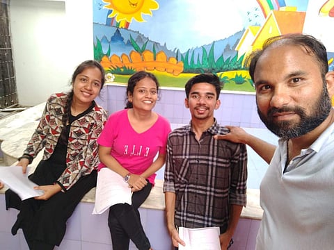 Dr Mohammad Ali Hussainy along with the team who shot the short film, Imdaad (Pictures: Pranav Mandole)