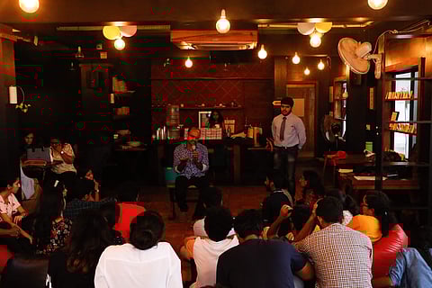 The group organises workshops on mental health