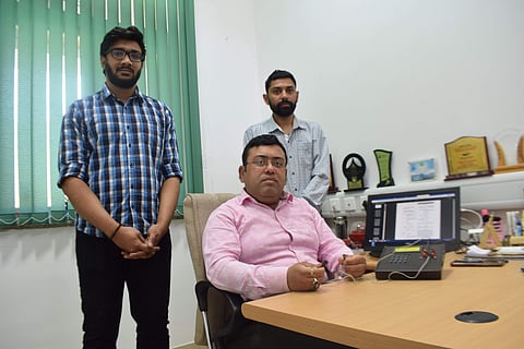 Dr SR Chowdhury with his research scholars