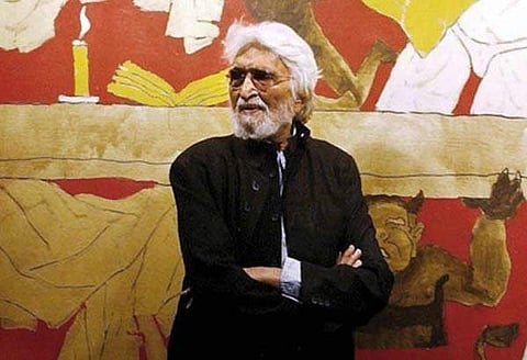 MF Husain (Pic: PTI)