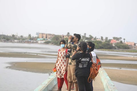 The team researching about marine ecology | Pics: Anooja Anil