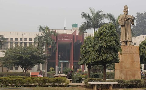 Priest Naransinghanand Saraswati allegedly said that bombs should be dropped over Aligarh Muslim University (AMU) and Jamia Milia Islamia University (JMI)