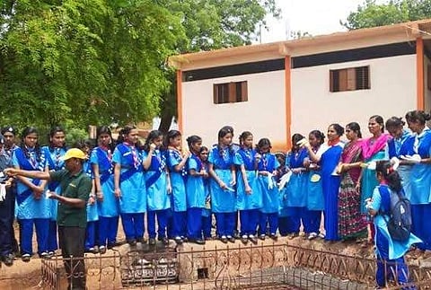 The Ashwidea team has built clean toilets in over 500 schools | Pictures: Ashwidea