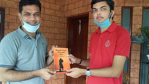 Sidharth (right) at one of his book releases