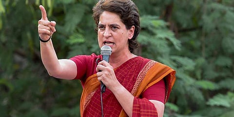 Congress leader Priyanka Gandhi Vadra (File Photo) | Pic: PTI