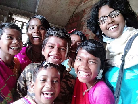 She has also taken these kids to hospitals when they were sick, brought them back to school when they dropped out and even bought them stationary (Pic: Sourced)