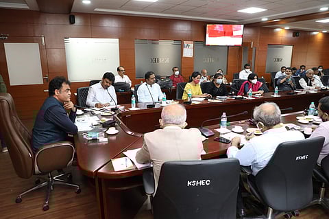 NEP implementation was discussed with media representatives in Bengaluru (picture: Twitter)
