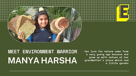 This young sustainability influencer also has an Instagram profile that her mother helps her keep updated with her latest work (Pic: EdexLive)