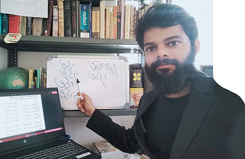 Thapan Santhosh is an avid language learner and teacher