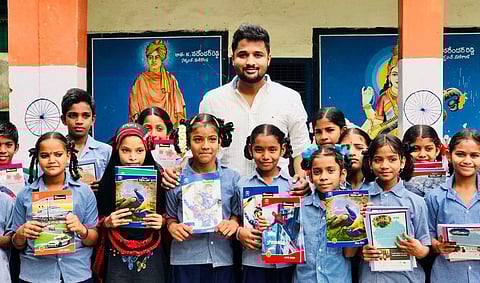 With the children | (Pic: Ahamprana Foundation)