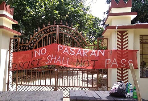 The students had started the protest on August 27 (Pic: Sourced)