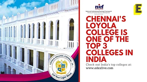 Image for representational purpose only | Pic: Loyola College, Facebook, Design: Edexlive