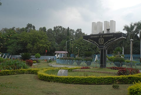 File photo of University of Hyderabad for representational purposes | (Pic: Express)