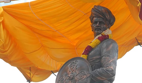 File photo of Sangolli Rayanna statue for representational purposes only | (Pic: Edexlive)