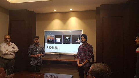 Students of NMIMS have developed a smart EV charging ecosystem | Pic: NMIMS