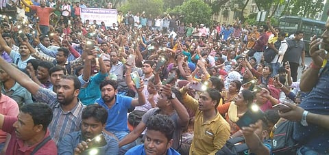 Protest image | (Pic: Achinta Dhara)