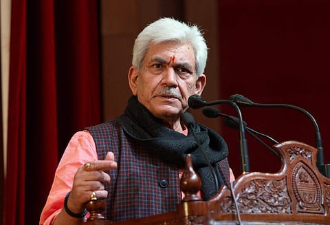 Jammu and Kashmir LG Manoj Sinha | (Pic: PTI)