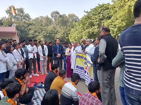 IMA joins PGIMS students' protest over bond policy| (Pic: Sourced)
